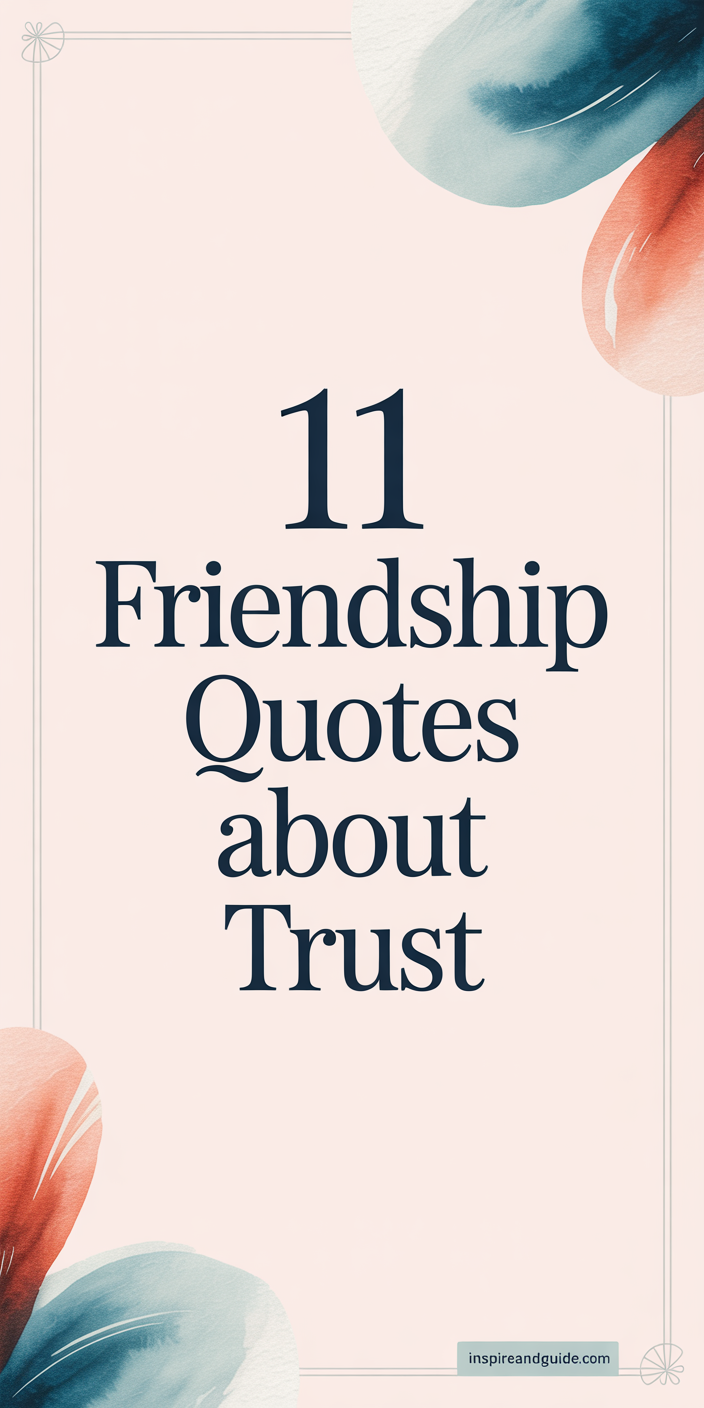 11 Friendship Quotes About Trust