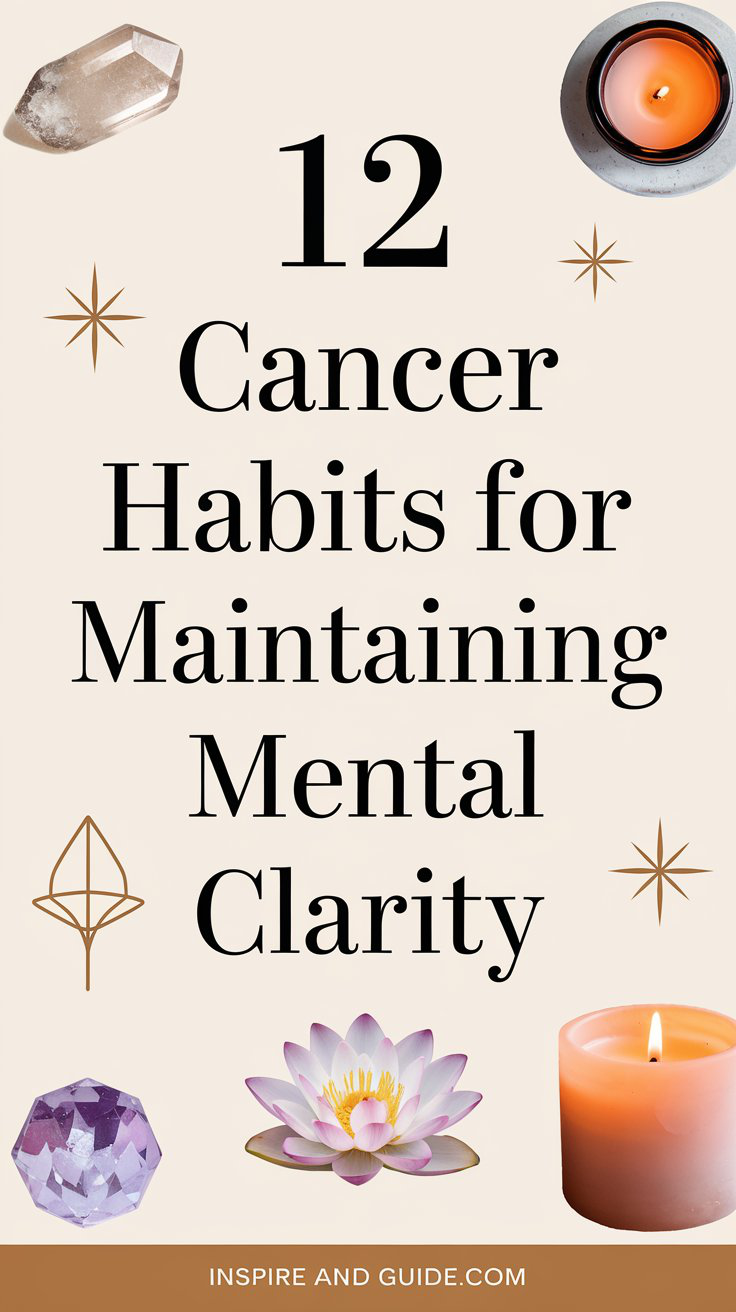 12 Cancer Habits for Maintaining Mental Clarity