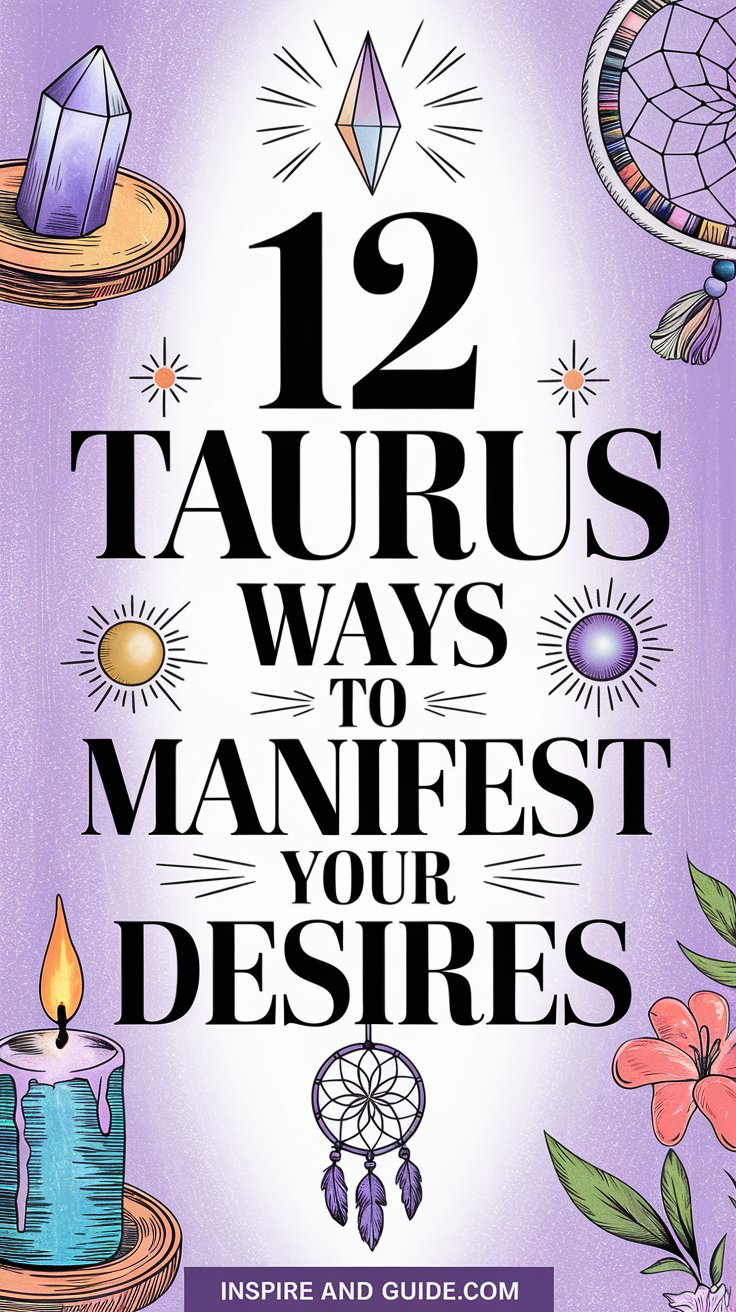 12 Taurus Ways to Manifest Your Desires 12 Taurus Ways to Manifest Your Desires