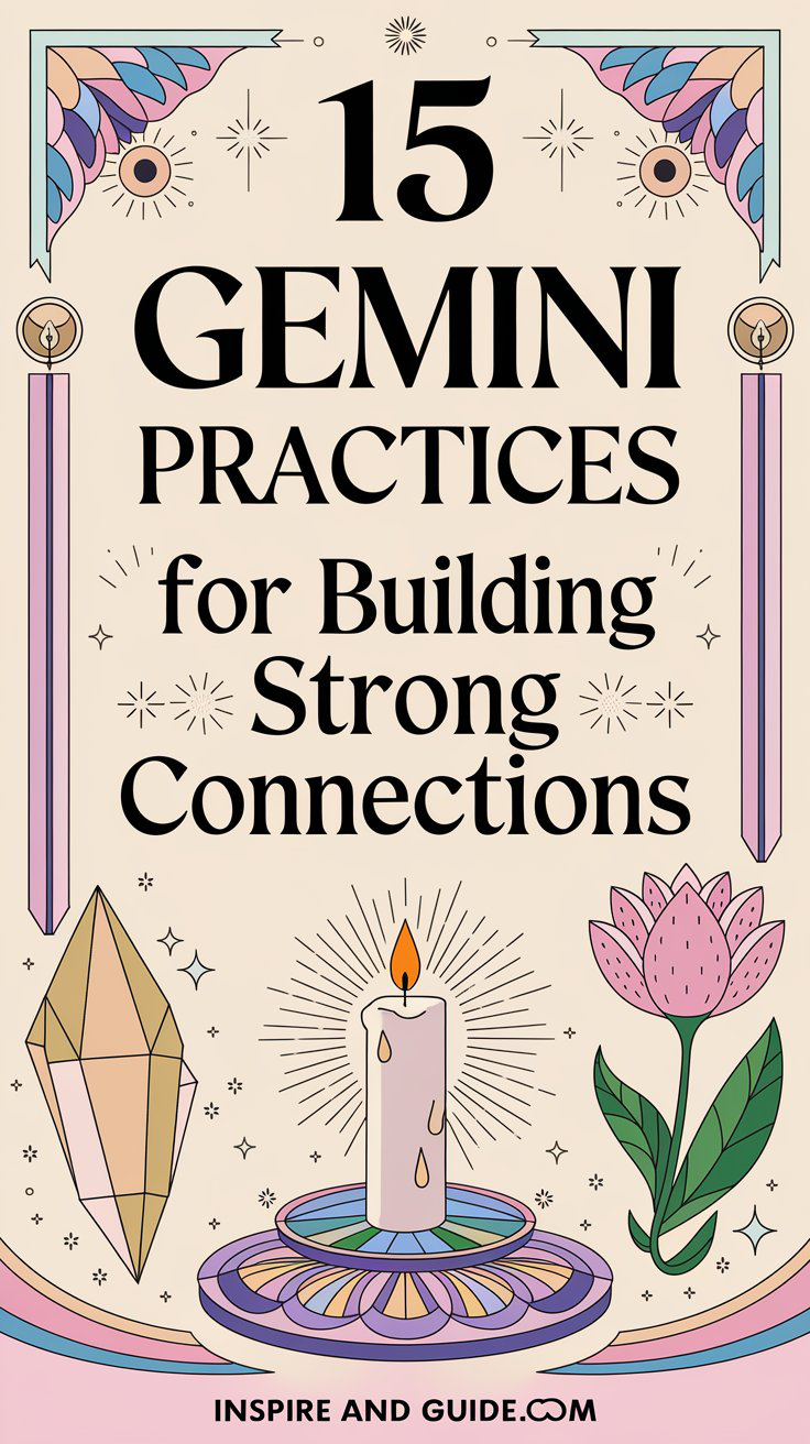 15 Gemini Practices for Building Strong Connections