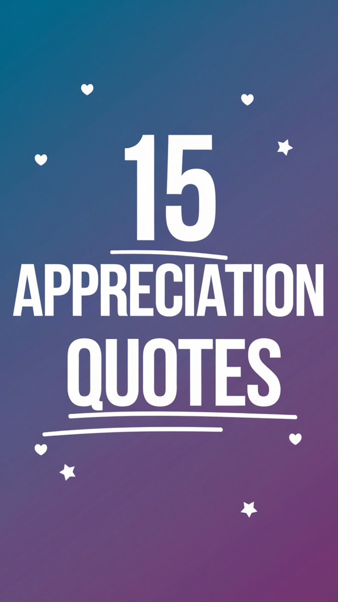15 appreciation quotes