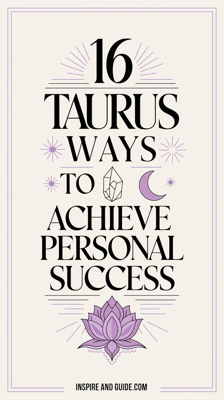 16 Taurus Ways to Achieve Personal Success 16 Taurus Ways to Achieve Personal Success