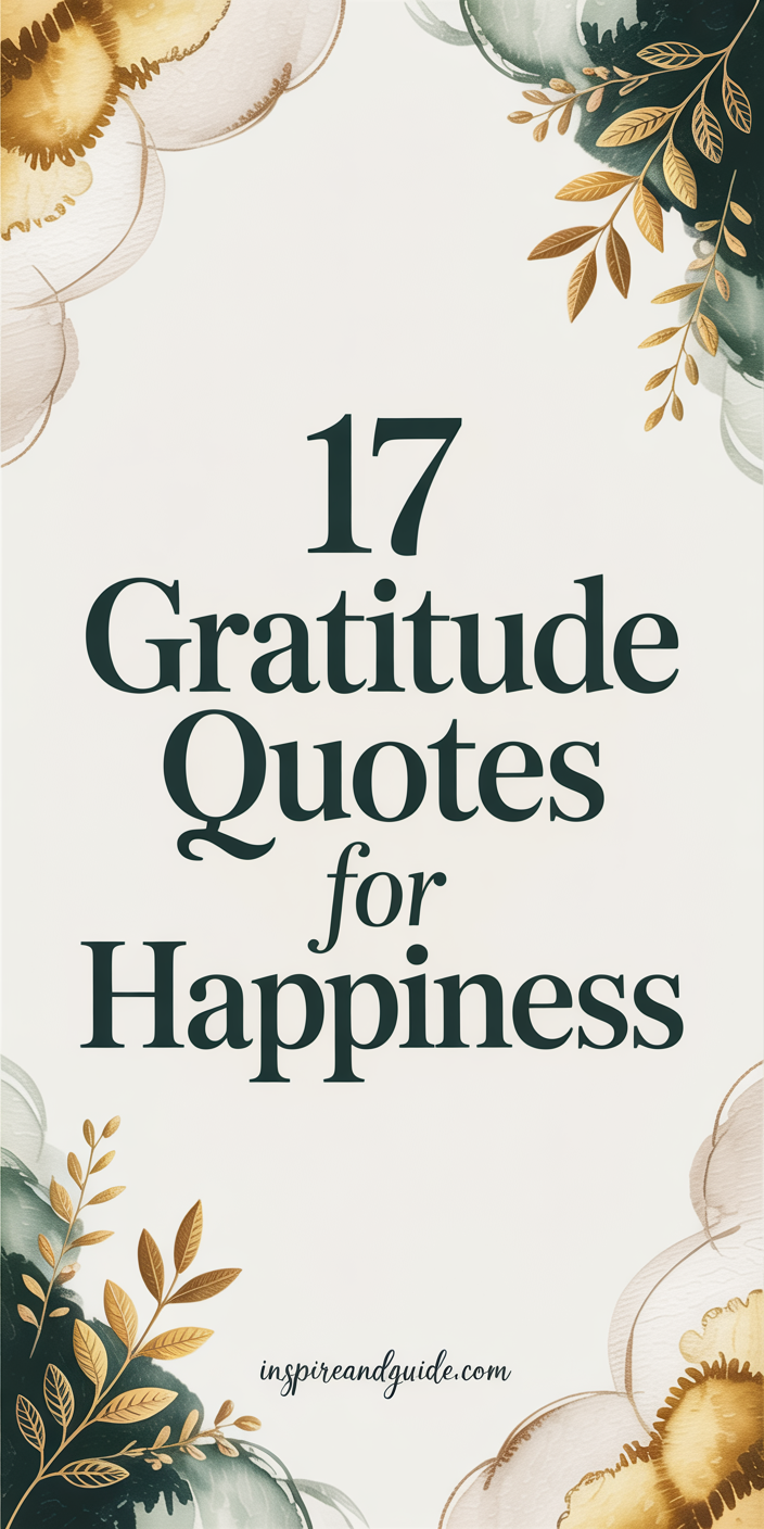 17 Gratitude Quotes for Happiness 17 Gratitude Quotes for Happiness