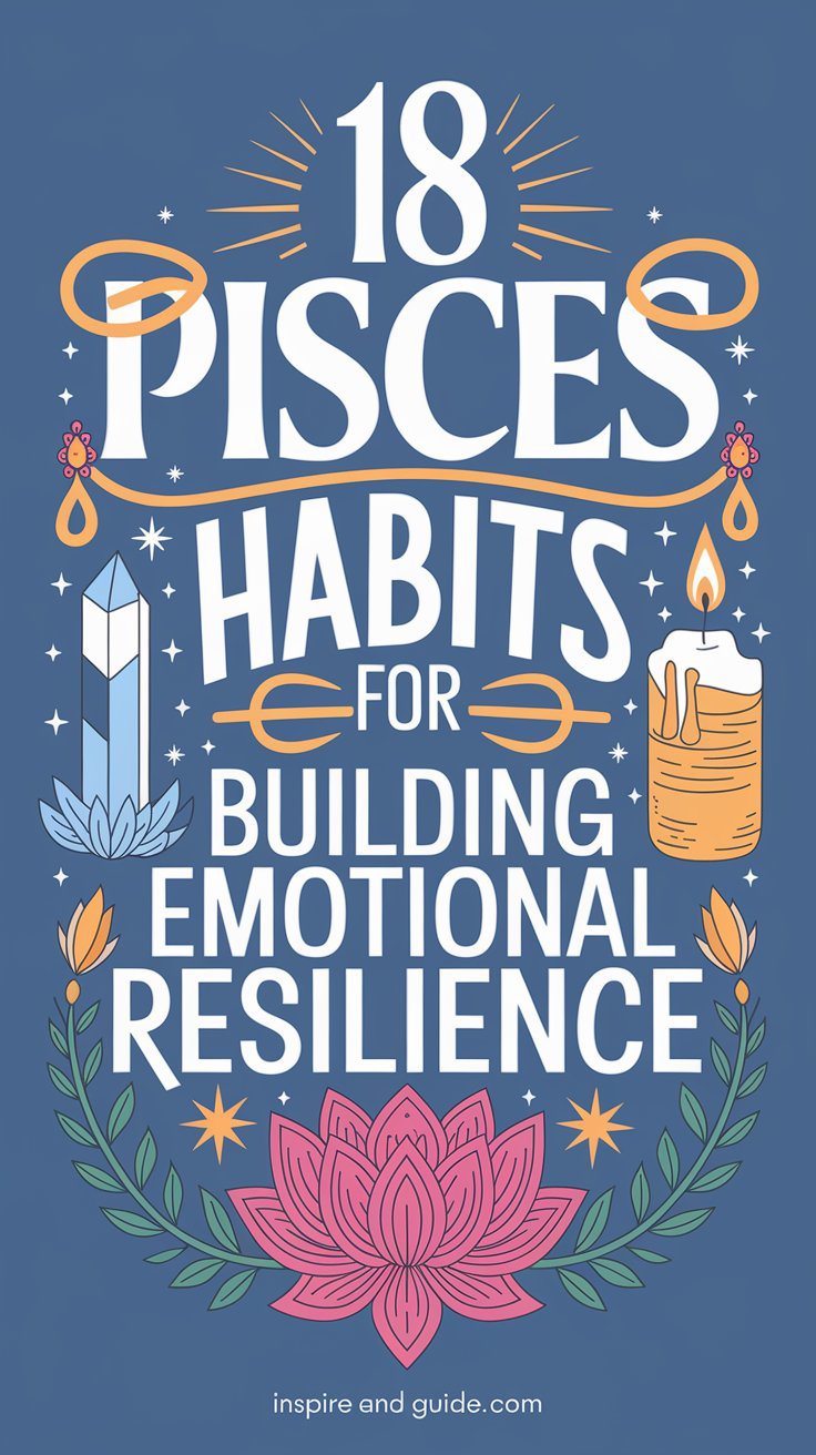 18 Pisces Habits for Building Emotional Resilience