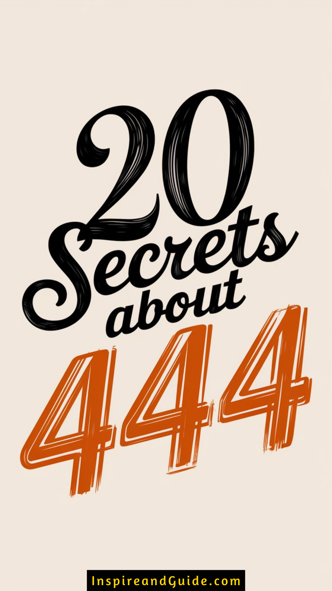 20 secrets about 444 20 secrets about 444