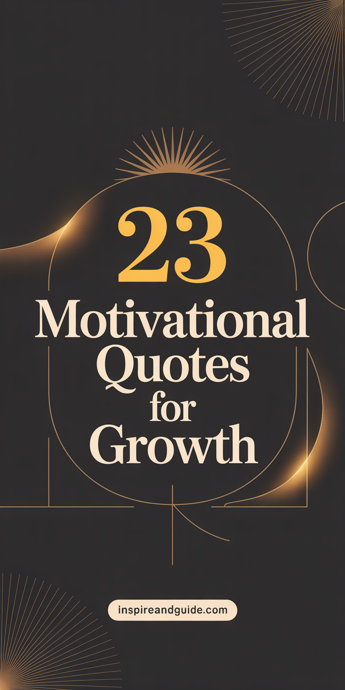 23 Motivational Quotes for Growth