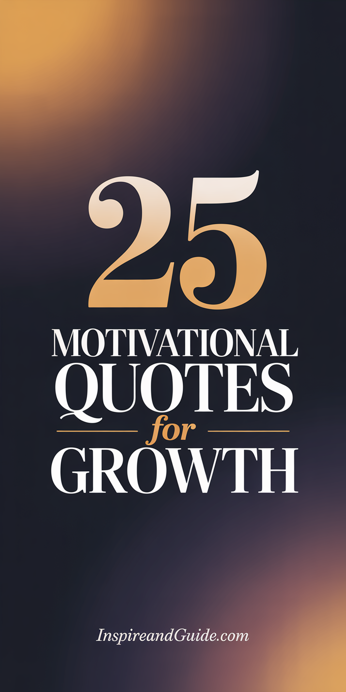 25 Motivational Quotes for Growth