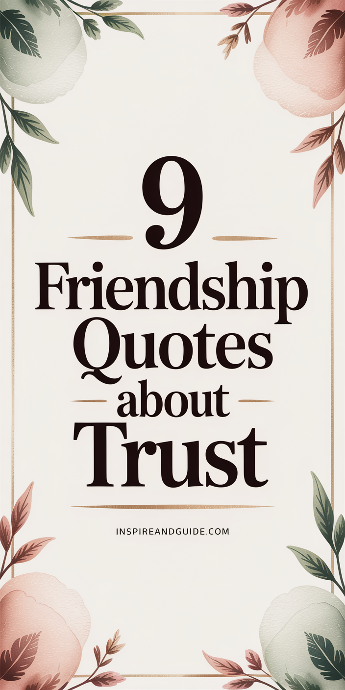 9 Friendship Quotes About Trust