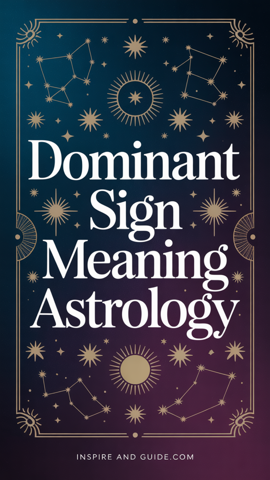 Dominant Sign Meaning Astrology