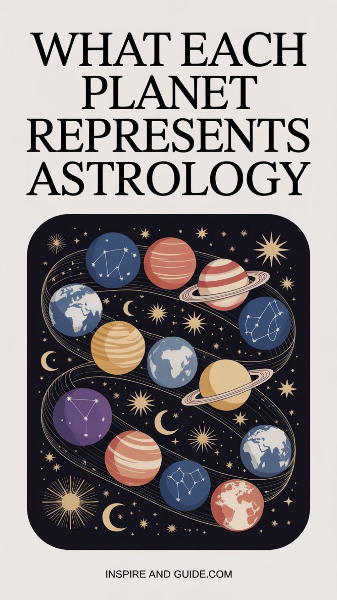 What Each Planet Represents Astrology